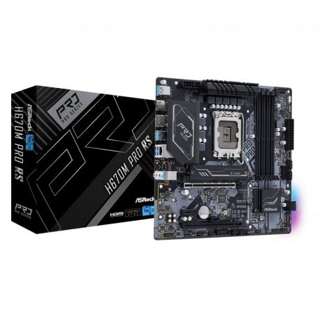 Tarjeta Madre AsRock H670M PRO RS HDMI, Dp USB