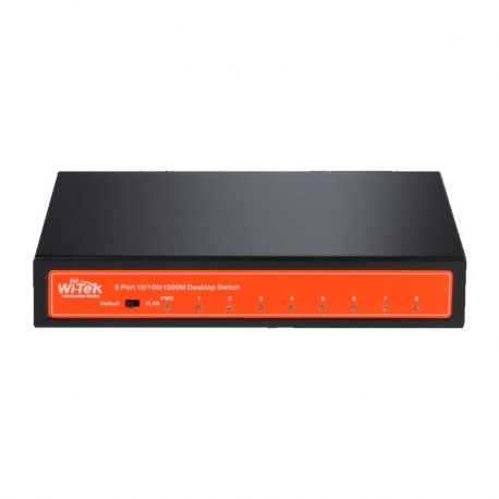 Switch Wi-Tek 8 puertos GIGABIT sobremesa metálico