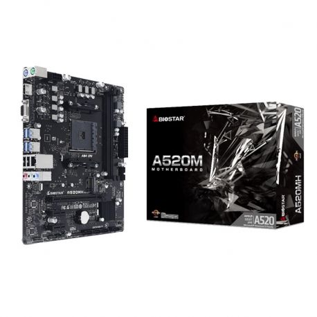 Tarjeta Madre Biostar A520MH Socket AM4 USB PCIe