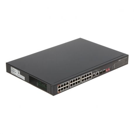 Switch Dahua PoE 24puertos 10/100 2P 1000/SFP 240W