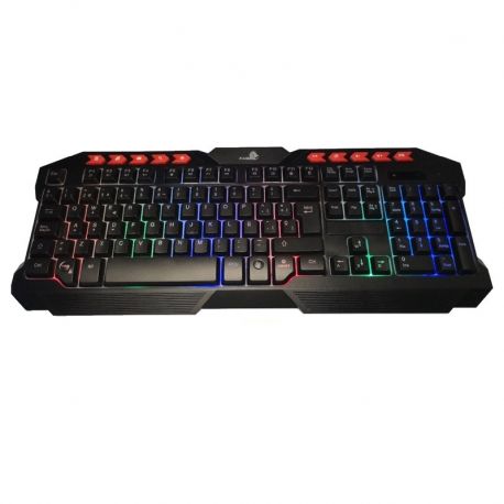 Teclado Gaming X-lion KB-240 USB luz multicolor