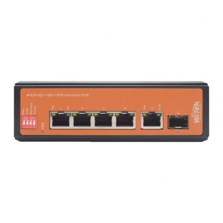 Switch Wi-Tek 4 puertos 10/100 PoE watchdog