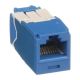 Conector Jack UTP Panduit 8P8W CAT 6A azul
