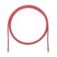 Patch Cord Panduit Cat 6A 28 AWG UTP 1 ft rojo