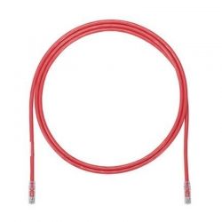 Patch Cord Panduit Cat 6A 28 AWG UTP 1 ft rojo