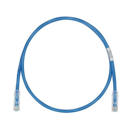 Patch Cord Panduit Cat 6A 28 AWG UTP azul 7ft