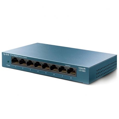 Switch TP-Link 8 Puertos 10/100/1000Mbos Sobremesa