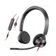 Headsets Poly 3325 BW3325 USB-A Binaural