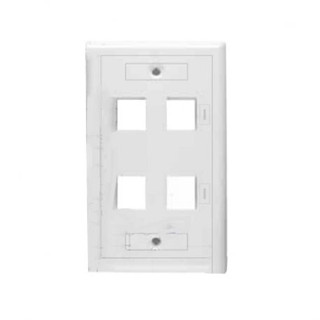 Placa con ID Teklink 4P blanca