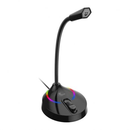 Micrófono Xtech Glisser para videojuegos USB LED