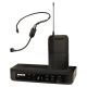 Sistema Shure inalámbrico diadema