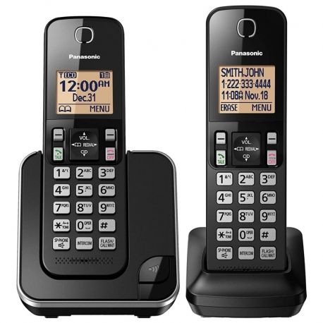 Teléfono Panasonic análogo inalámbrico altavoz CID