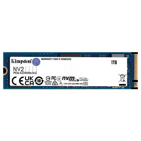 Disco Sólido Kingston NV2 PCIe 4.0 NVMe SSD 1TB