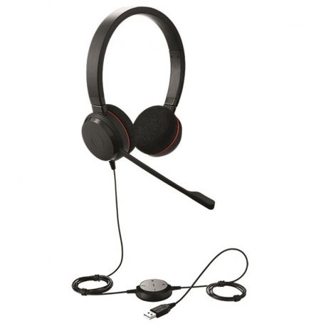 Headsets Jabra Evolve 20 MS stereo USB cableado