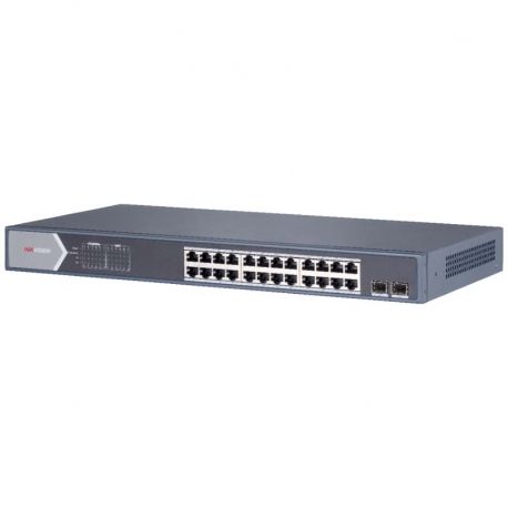 Switch Hikvision 24 PoE 225w - L2 - 2 SFP Gigabyte