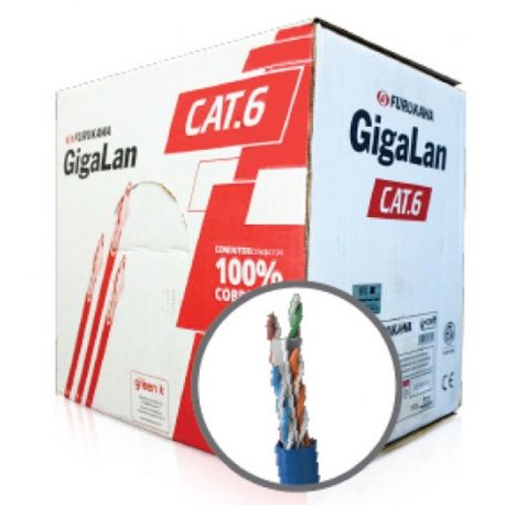 Cable Furukawa transmisión datos cat6 Gigalanu/utp