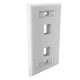 Placa Plana Furukawa 2 puertos Interno 114x69x10mm