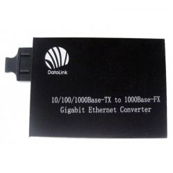 Convertidor de medios 10/100/1000M dual fibra