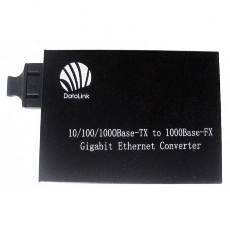Convertidor de medios 10/100/1000M dual fibra