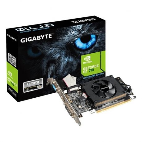 Tarjeta Gráfica Gigabyte GT710 GF DDR3 PCleX VGA
