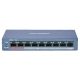 Switch Hikvision PoE+ 8 Puertos 10/100Mbps 60W