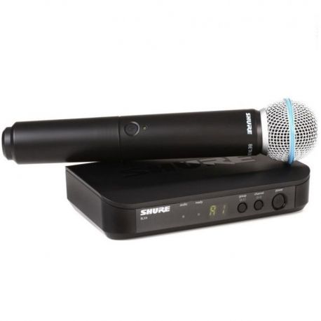 Sistema Shure inalámbrico con micrófono Beta 58A