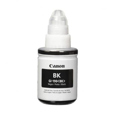Botella de tinta Canon GI-190 color negro