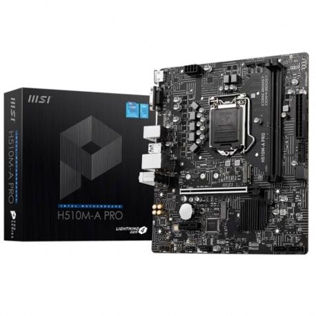 Tarjeta Madre MSI H510M-A PRO LGA1200 2DDR4 HDMI