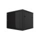 Gabinete Nexxt 6U 19' RAL 9005, instalable pared