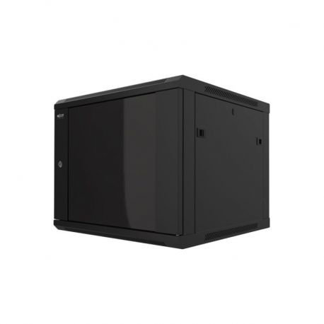 Gabinete Nexxt 6U 19' RAL 9005, instalable pared