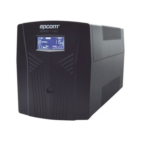Batería UPS Epcom 1500VA/900W AVR 6 tomas LCD RJ45