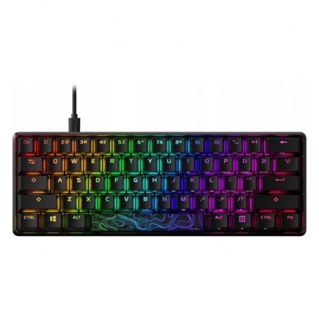 Teclado mecánico HyperX Alloy diseño ergonómico