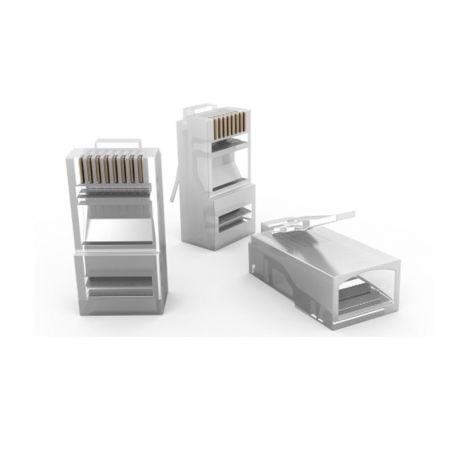 Conector Furukawa Macho RJ45 Cat6 cableado sólido