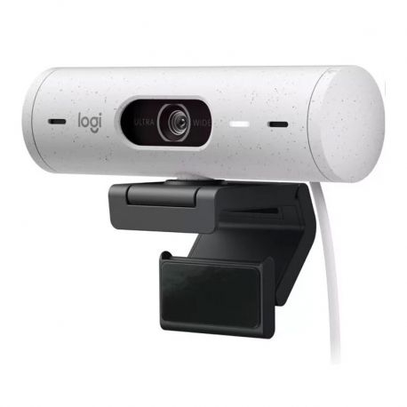 Cámara web Logitech Brio 500 4MP audio USB-C