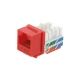 Jack Teklink Cat6 color rojo