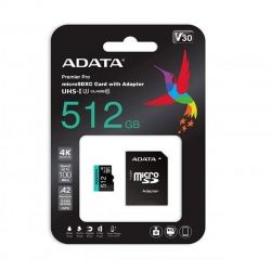 Tarjeta Adata Premier Pro 512GB 4K V30