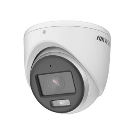 Cámara domo Hikvision 3K, ColorVu, luz blanca 20m