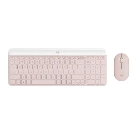 Combo de teclado y mouse Logitech Slim MK470 USB