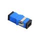 Adaptador de Fibra Teklink SC/UPC SM simplex azul