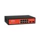 Switch Wi-Tek 8 puertos PoE 10/100/1000 2 ptos SFP