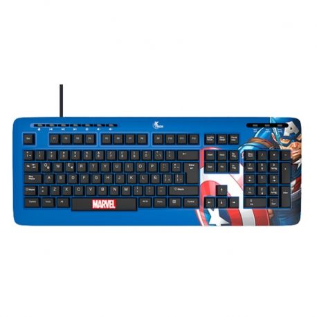 Teclado Xtech Edición Capitán América conexión USB