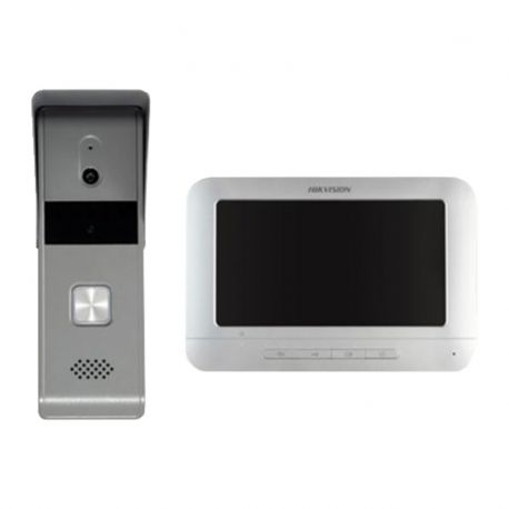 Kit de Video portero Hikvision Analógico LCD IP65