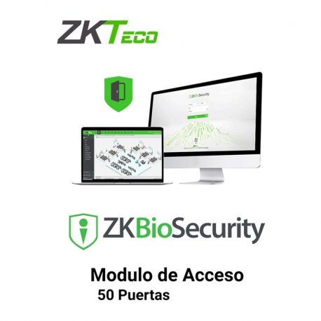 Licencia ZKteco BioSecurity módulo para 50 puertas