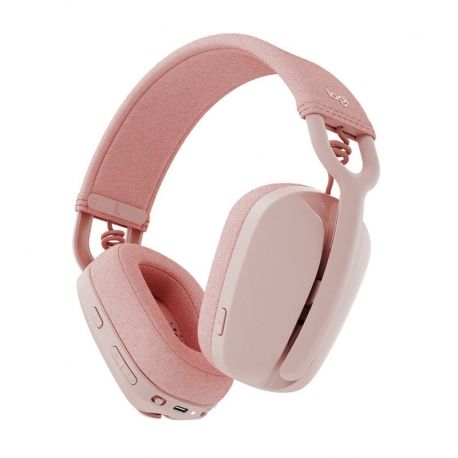 Headsets Logitech Zone Vibe 100 Rose inalámbricos