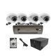 Kit de 4 cámaras móvil 2MP, grabador 4CH HDD 1TB