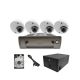 Kit de 4 cámaras móvil 1MP, grabador 4CH HDD 1TB