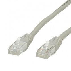 Patch Cord UTP Cat 6 4pr 24AWG color gris 3.04mts