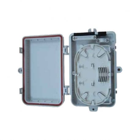 Caja fibra óptica plástica interior/exterior 6hilo