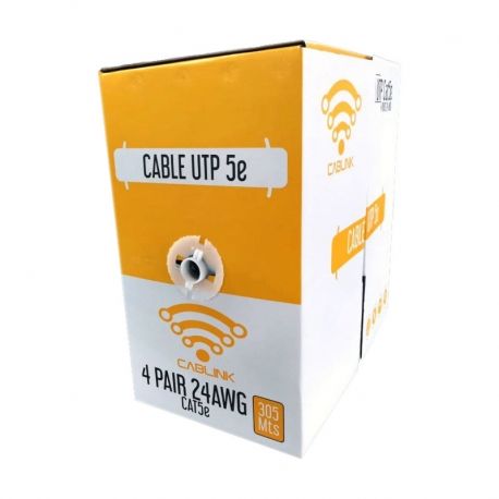 Cable UTP Cablin 5E 4 pares interior CCA aleación