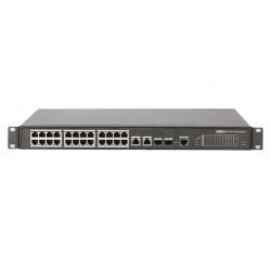 Switch Dahua PoE 24 pto 100 2p 1000 administrable